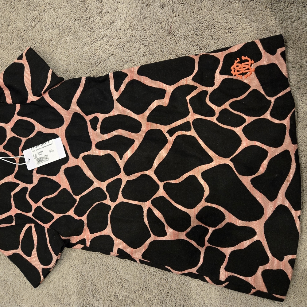 Black and Pink Animal Print Dress
